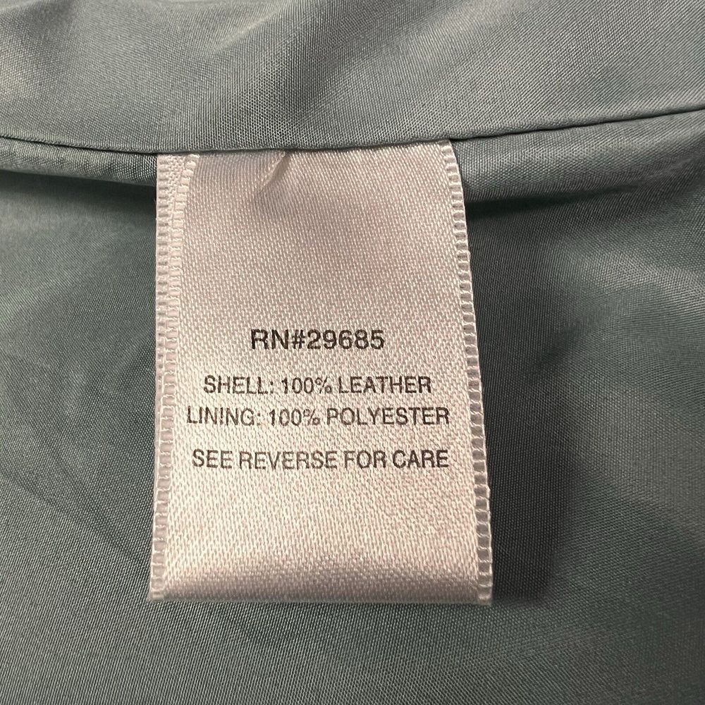 Pendleton Leather Jacket Womens Size Large Pea Co… - image 5